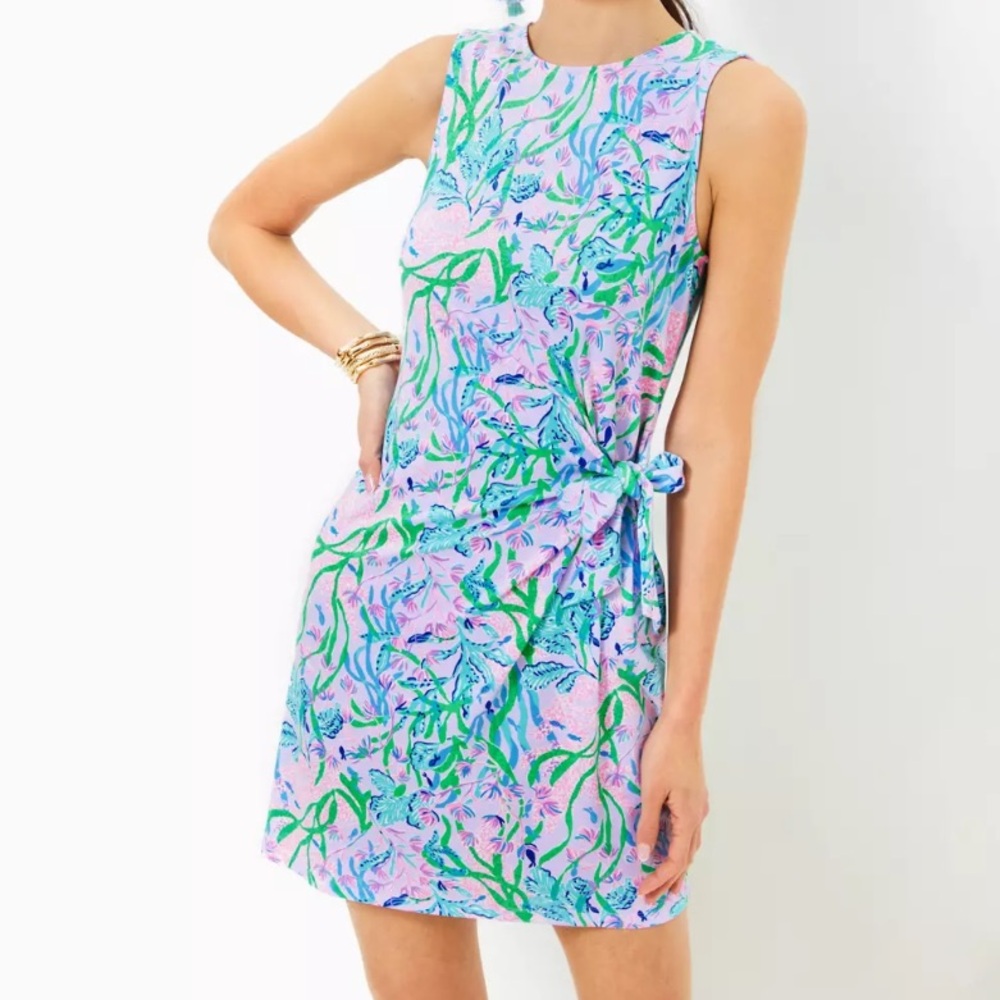 Lilly Pulitzer Bryson Dress Multi Seacret Escape New In Package - Picture 1 of 12